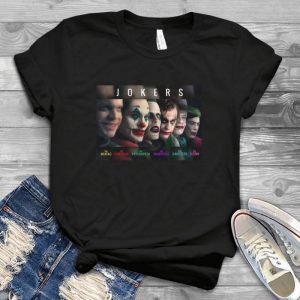 Jokkers - The Maniac The Comedian The Psychopath The Anarchist - The Gangster - The Clown Handmade Shirt 2