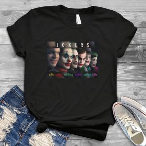 Jokkers - The Maniac The Comedian The Psychopath The Anarchist - The Gangster - The Clown Handmade Shirt 2_116_124