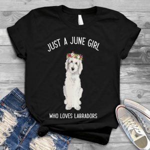 Just A June Girl Who Love Labradors Dog Lover Gift June Girl, Funny Labrador Dog, Labrador Gifts