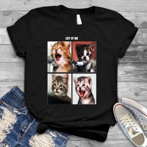 Let It Be Cats Cat Lover Funny Graphic Kitten, Cats, Personalized D Quote