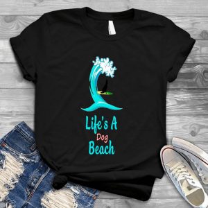 Life's A Dog Beach Gift For Dog Lover, Beautiful Image Dog And Beach, Parisian Pet Lifes A Beach, Pet Lifes A Beach Dog, Parisian Pet Dog Cat