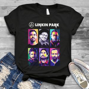 Linkin Park Logo Vintage Tee- Linkin Park Band Members Handmade Shirt_142