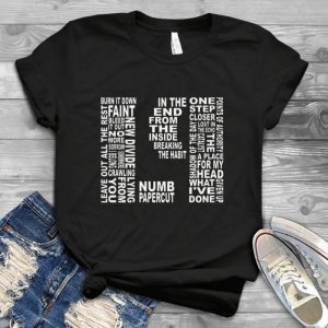 Lp Burn It Down New Divide One Step Closer Linkin Park Tee- Chester Bennington R.i.p Classic Style Handmade Shirt