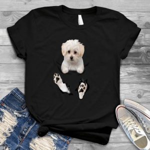 Maltese Dog Lover Funny Graphic Personalized D Quote Cute Dog, Small Pet, Small Puppy, Dog Pocket