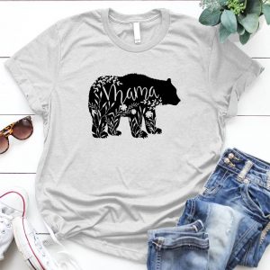 Mama Bear Image Best Gift For Family, Mom And Daughter Bond Bear Art, Family Quote, Family Relationship, Best Gift For Famaily, Mom And Daughter Bond