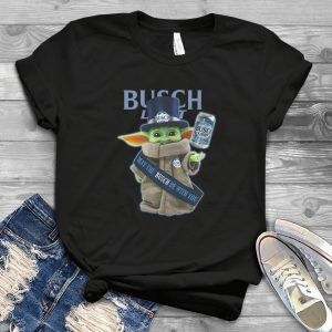 May The Buscch Be With You Yoda Baby Shirt – Funny Beer Baby Yoda Handmade Shirt_138_148
