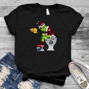 Merry Christmas Grinch With Santa Hat Funny Graphic Christmas, Xmas Shirt, Happy New Year, Noel Gift, Santa Claus