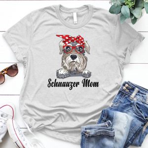 Miniature Schnauzer Mom A Great Present For Dog Lovers I Love My Schnauzer Dog Owner , Schnauzer Design, Schnauzer Dog Gift, Miniature Schnauzer, Mini Schnauzer Dog