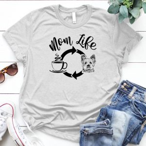 Mom Like Coffee And Terrier Dog Lover Pet, Animal, Terrier Dog, Coffee Lover
