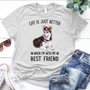 My Best Friend Best Personalized D Gift For Husky Lovers Cute Husky, Lovely Dog, Best Friend, Life Is Better