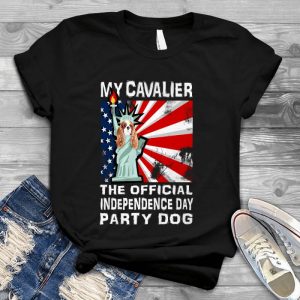 My Cavalier - The Official Independence Day Party Dog Dog Lover Pet, Animal, Puppy, Dog Meme, Funny Dog, Cute Dog, Personalized Quote, Cartoon Dog Graphic