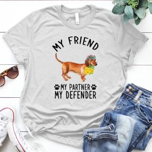 My Friend My Partner Dachshund Dog Lover Gift Best Friend Gift, Valentines Day Gift, My Faithful Friend, Dachshund