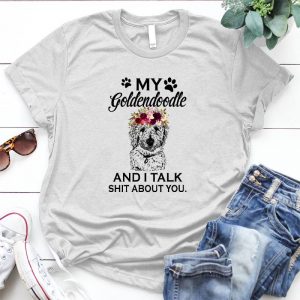My Goldendoodle Puppy And I Talk Shit About You Dog Lover Gift Doodle Mom Paw, Doodle Mama, Golden Doodle Gift , Goldendoodle , Christmas Doodle , Doodle Mom