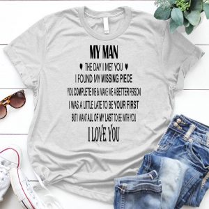 My Man I Love You Gift For Him Gift For Men,personalized D Mens, Gifts For Him, Gift For Dad, I Love You