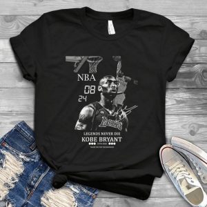 N.b.b.a 08 24 Lakkers Kobbe Bryyant Legends Never Die 1978 2020 Thank You For The Memories - Los Angeles Basketball Jersey Kobbe Bryyant Signatures Handmade Shirt