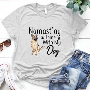 Namast'ay Home With My Dog Dog Lover Gift Student Gift,dorm Room Decor,personalized Pet,christmas Gift,fiance Gift,dog Lover Gift