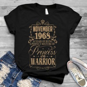 November 1968 Priness And Warrior November Birthday Gift Born In 1968 Birthday, November Birthday Gift, 50years Of Being