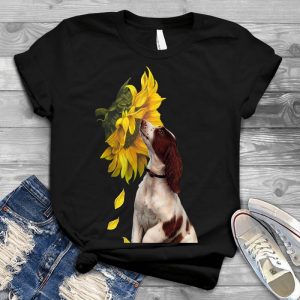 Pet With Flower Dog Image Sunflower, Cute Dog, Idea Gift For Dog Lovers