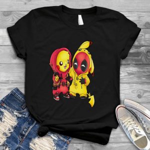 Pikachu And Deadpool Mixed Marveel Character, Pokeemon Pikachu Cartoon Character, Marveel Deapool, Images For Pikachu And Deadpool