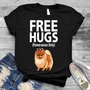 Pomerania Free Hugs Best Personalized D Gift For Pomeranian Lover Cute Pomeranian, Hug Pomeranian, Love Pomeranian