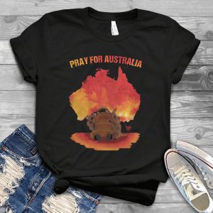 Pray For Australia Forest Protection Tee – Australia Strong Kangaroo Vintage Style Handmade Shirt_150_160