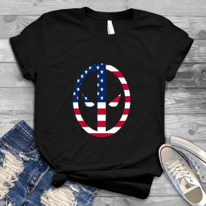 Reflective 3m Deadpool Retro Usa Flag Deadpool Fan Reflective 3m Deadpool, 3m Deadpool Retro, Deadpool Retro Usa, Usa Flag Deplorable