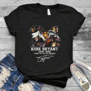 Signature Of Kobbe Bryyant 24 Thank You For The Memories- Men Kobbe Bryaant Jersey Handmade Shirt.