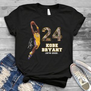 Signatures Of Kobbe Bryyant 24 Tee- R.I.P Kobbe Bryyant 1978- 2020 Thank You For The Memories Handmade Shirt