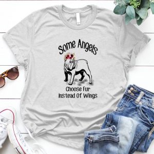 Some Angels Choose Fur Instead Of Wings Best Personalized Gift For Animal Dog Saying, Dog Image,the Instead Of Winngs