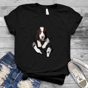 Springer Spaniel Funny Graphic, Personalized D Quote Cute Dog, Small Pet, Small Puppy, Dog Pocket