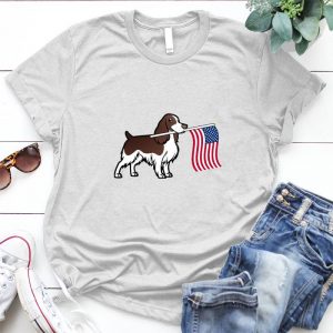 Springer Spaniel Springer Spaniel Image Lovely Dog, Pet Image, American Flag,