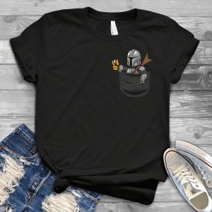 Star Wars The Mandalorian - Womens Star Wars The Pocket Mandallorian Gift Idea_160_170