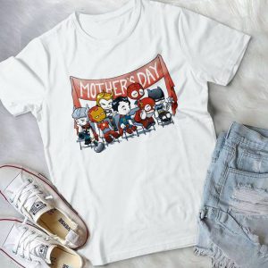Super Heroes Mother's Day Irons Mann Spiers-Mann Bat Mans Thorrs - Marvell Superheroes Together Funny Gift Idea