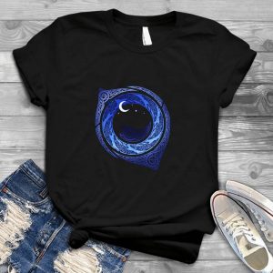 T-Shirt For Runes Moonlight Ravenart Celticknot Eye Mystery - Handmade Shirt