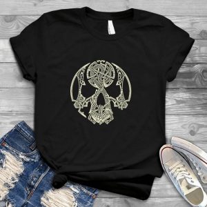 T-Shirt For Skull Dragons Celticknot - Handmade Shirt