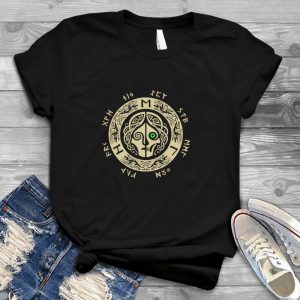 T-Shirt For Skull Dragons Celticknot Eye Mystery - Handmade Shirt