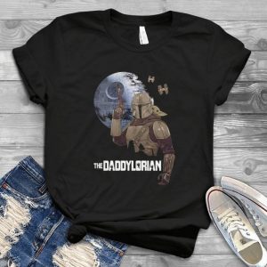 The Daddylorian Death Stars Baby Yoda Shirt - Star Wars The Mandalorian Yoda Best Gift For Men Women Kids Handmade Shirt