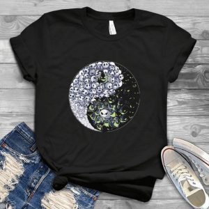 The Nightmaare Before Chriiistmas Yinyang Tee – Cute Shirt Of Jack Skellinggton Handmade Shirt