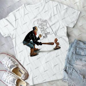 The Walking Dead Negan I Am Groot Tee – Groot And Negan Talk Each Other Handmade Shirt_18