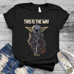 This Is The Way The Mandalorian Baby Yoda Shirt – For Yoda Baby Star Warrs Tee – Birthday Gift For Men Women Handmade Shirt