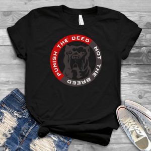 ZENJEFF - Punish The Deed Not The Breed - Dog Lover T-shirts For Women For Men Kids Boys Girls - Dog Mom Dog Dad Shirts - Dog 80s Shirt - Dog Costume