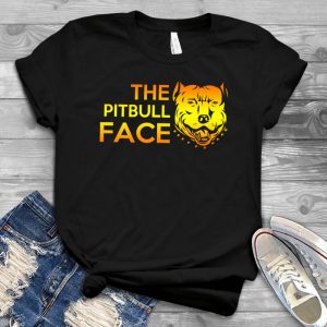 ZENJEFF - The Pitbull Face - Dog Lover T-shirts For Women For Men Kids Boys Girls - Dog Mom Dog Dad Shirts - Dog 80s Shirt - Dog Costume
