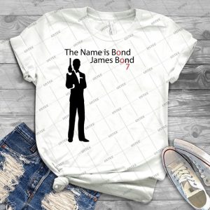007 T Shirt 88 - Vintage Men's Shirt Tshirt For Women Classic Handmade Shirt Retro Graphic Tee