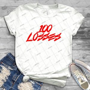 100 Thieves [losses] - Red - - Best Unisex Trending Handmade T-shirt Gift Idea For Men T-shirt For Woman