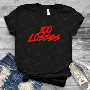 100 Thieves losses - Red - - Vintage Mens Shirt Tshirt For Women Classic Handmade Shirt Retro Graphic Tee