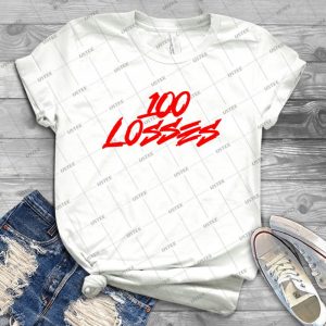 100 Thieves losses - Red - 63 - Gift Idea Shirt For Men Tee For Women Classic Retro Vintage Graphic T-Shirt