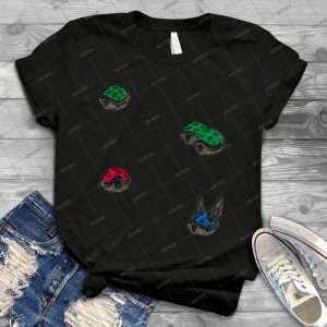 1 Shell 2 Shell 36 - Vintage Mens Shirt Tshirt For Women Classic Handmade Shirt Retro Graphic Tee