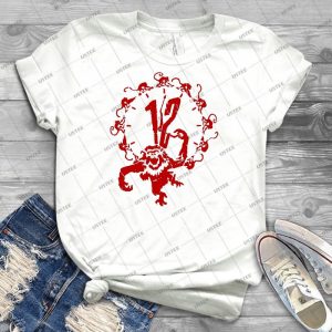 12 Singes - Terry Gilliam - Rouge Sur Noir 81 - Trending Shirt For Women Vintage Retro Tee For Men Kid's T-Shirt Handmade Shirt