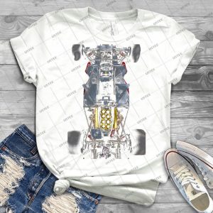 1974 Lola T332 F5000 Race Car Chassis 38 - Vintage Men's Shirt Tshirt For Women Classic Handmade Shirt Retro Graphic Tee
