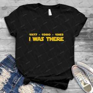 1977-1980-1983-I-Was-There - Vintage Mens Shirt Tshirt For Women Classic Handmade Shirt Retro Graphic Tee
